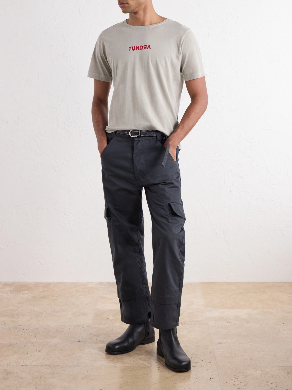 Tundra Printed Cotton-Jersey T-Shirt