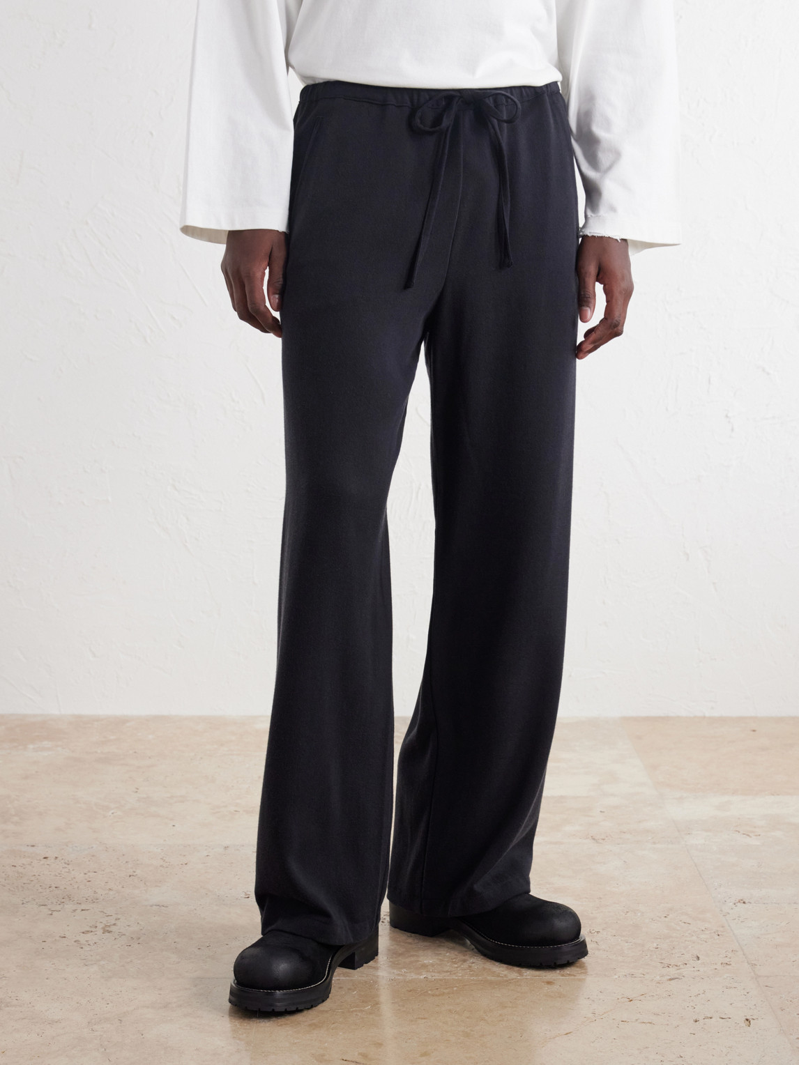 Team Straight-Leg Drawstring Lyocell-Twill Trousers