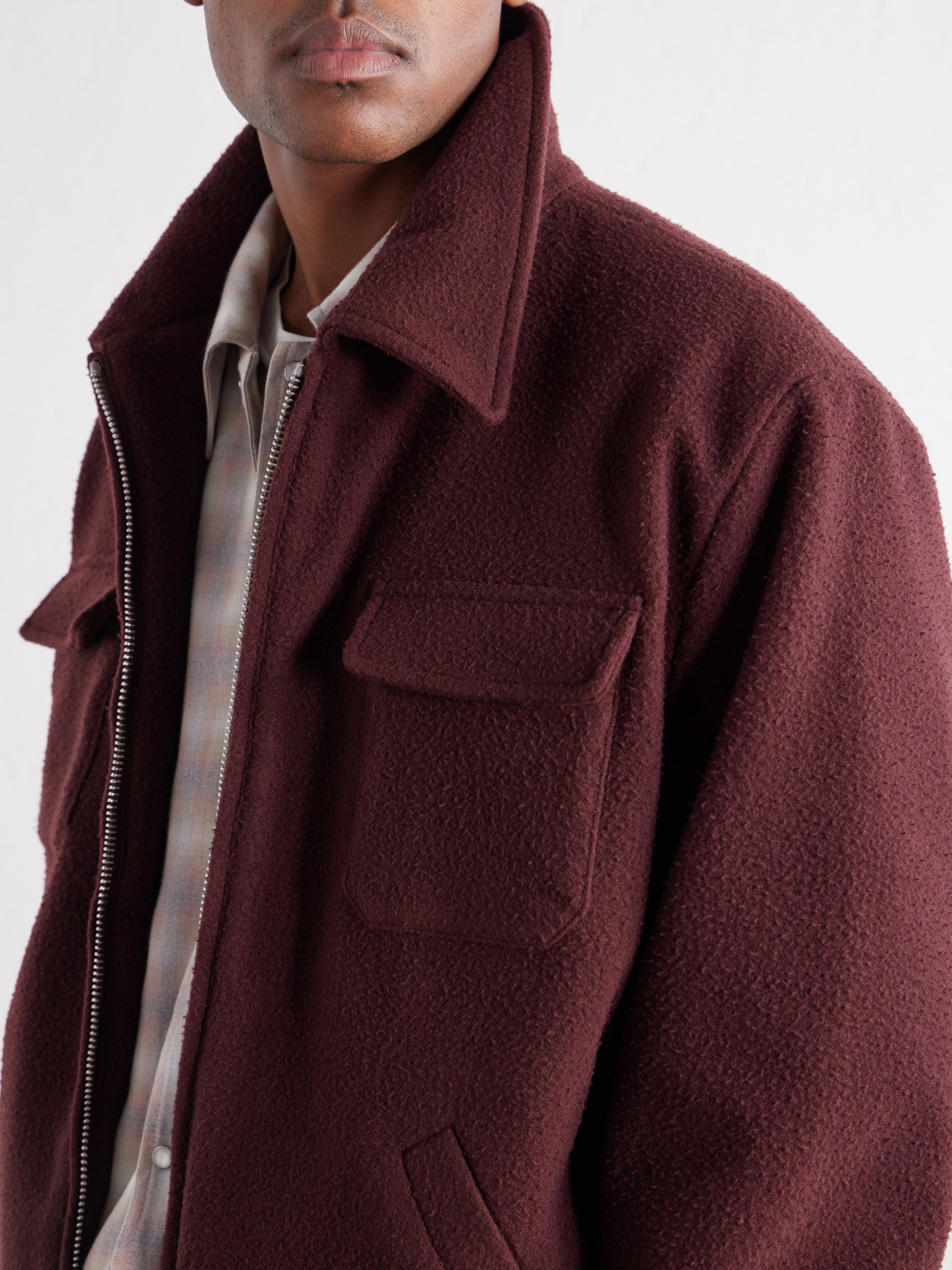 Jefe Wool Blouson Jacket