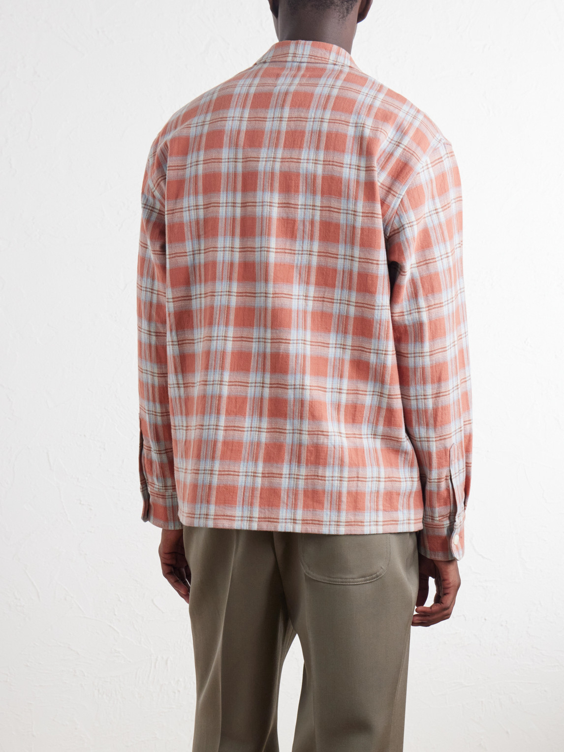 Checked Cotton-Flannel Shirt