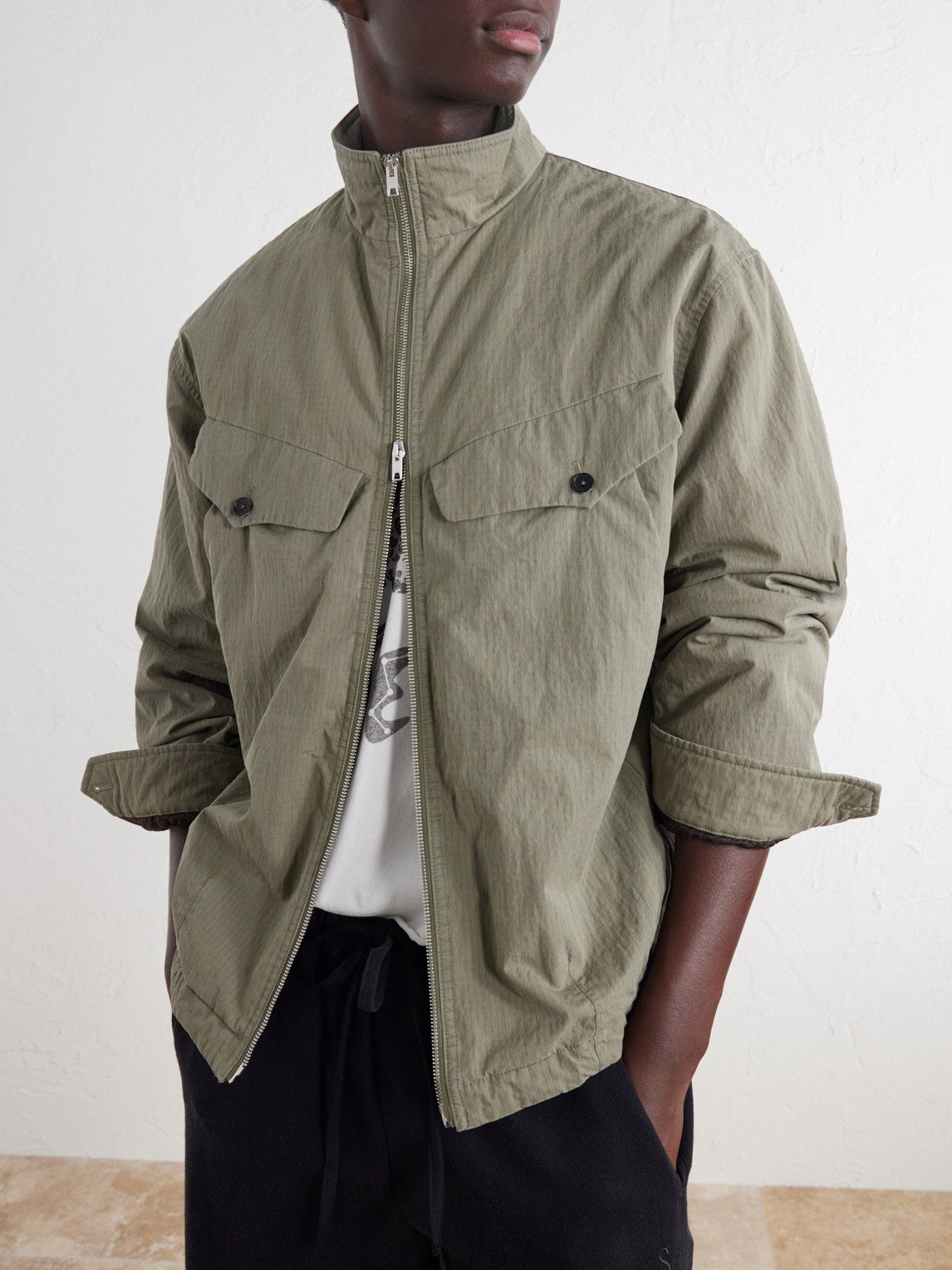 Vet Cotton-Blend Ripstop Jacket