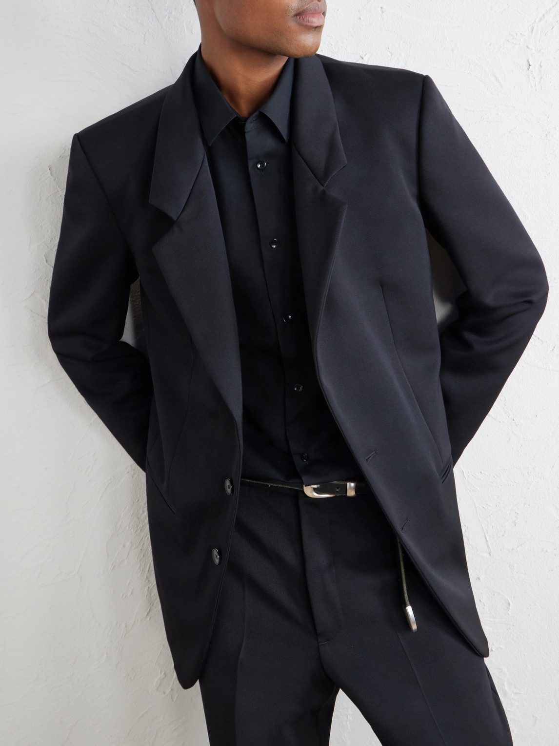 Giovanni Wool-Twill Suit Jacket