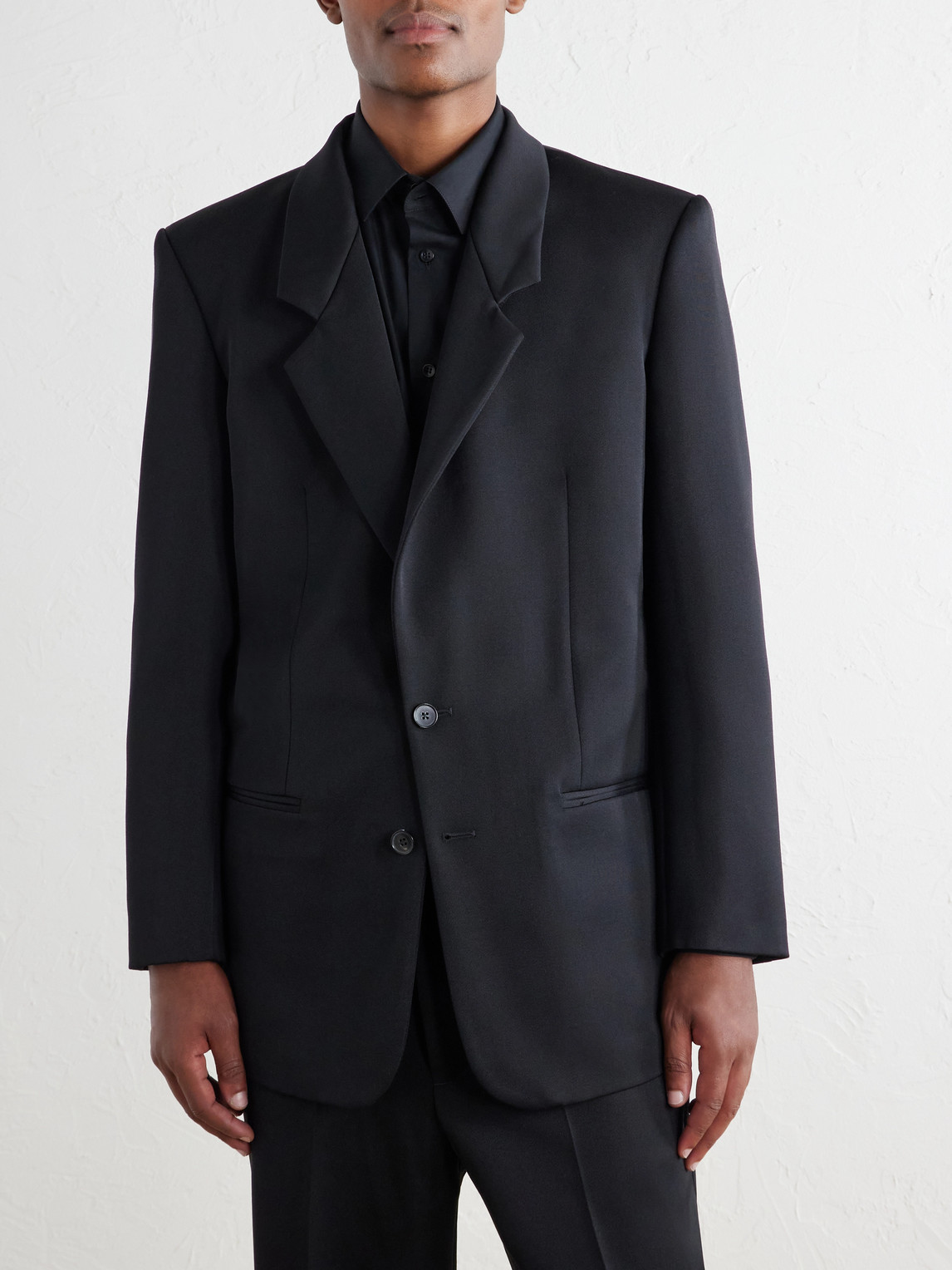 Giovanni Wool-Twill Suit Jacket