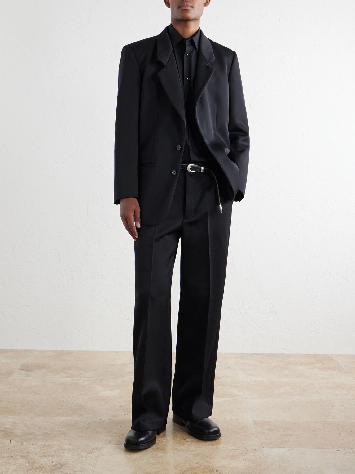 Giovanni Wool-Twill Suit Jacket