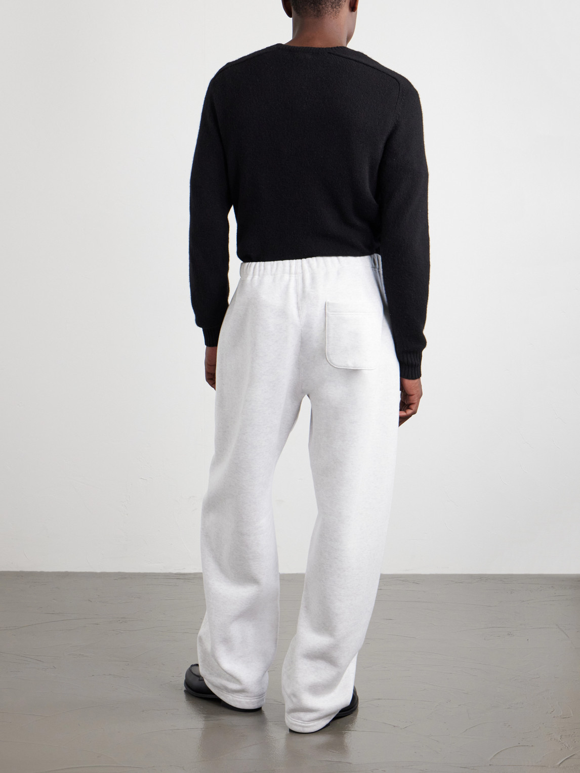 Straight-Leg Cotton-Jersey Sweatpants