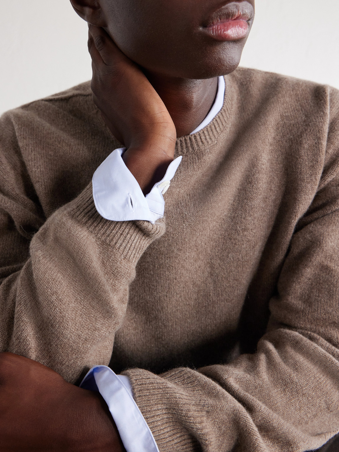 Cashmere And Wool-Blend Sweater