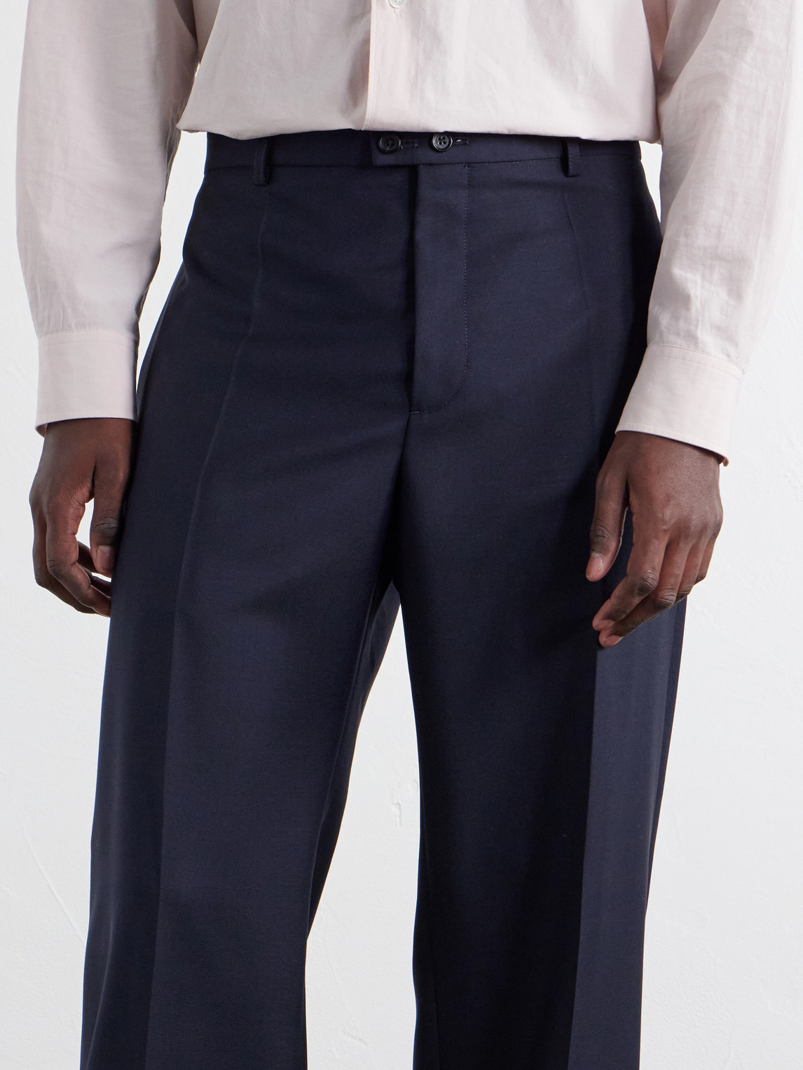 Straight-Leg Wool