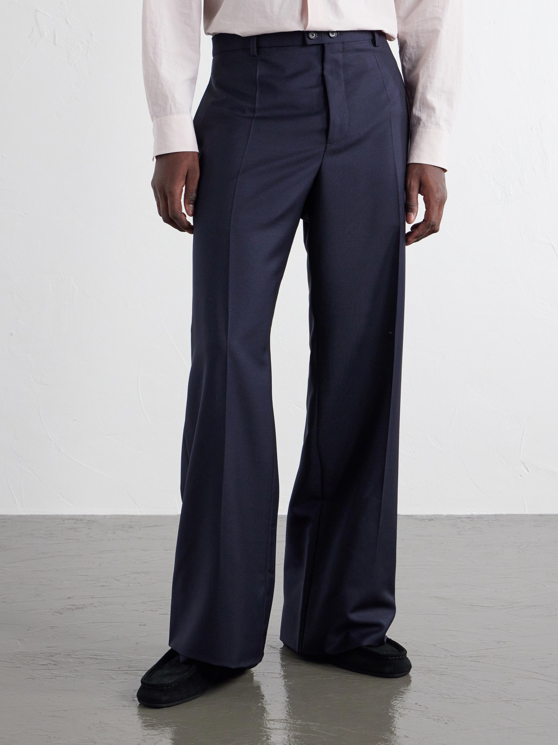 Straight-Leg Wool