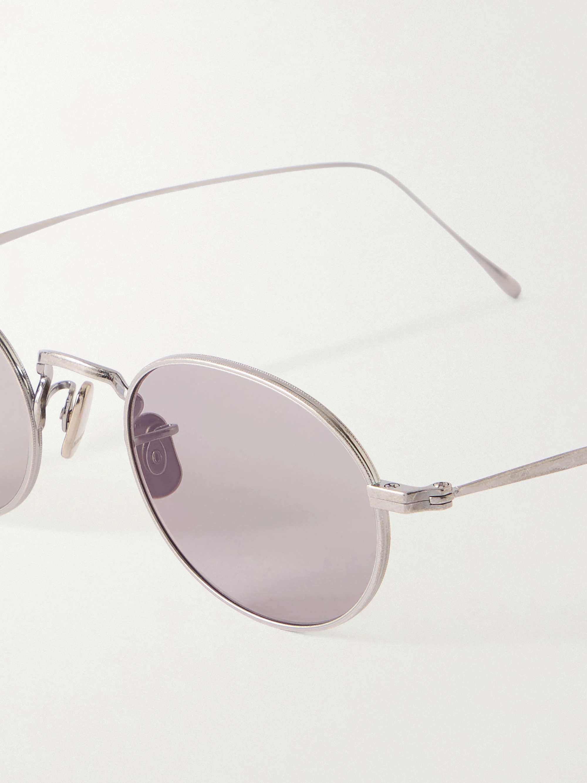 AURALEE + Eyevan Round-Frame Titanium Sunglasses for Men | MR PORTER