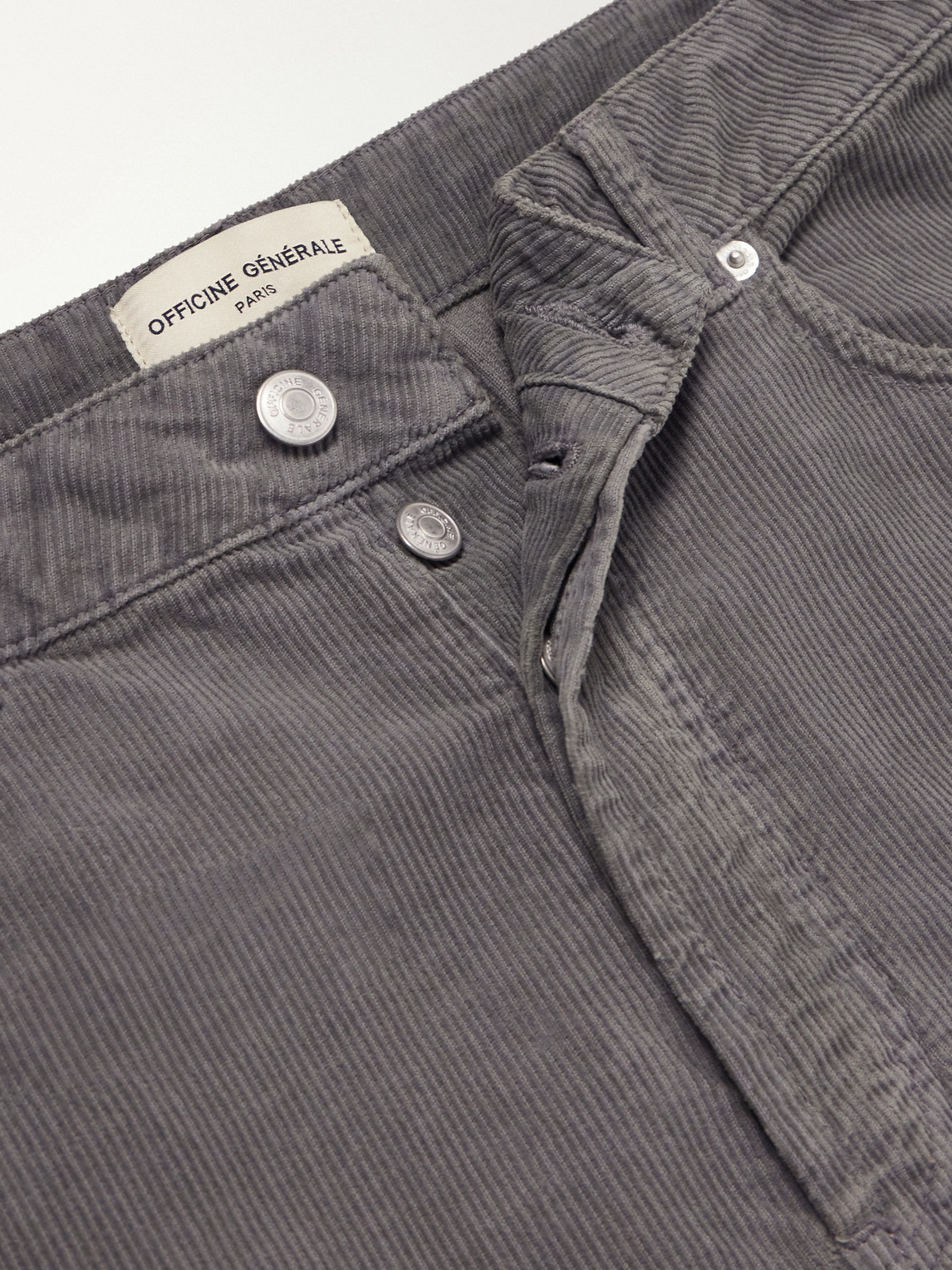 Officine Générale - Straight-Leg Cotton- Corduroy