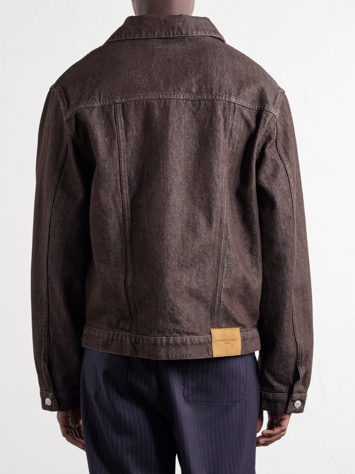 Officine Générale - Vince Pleated Organic Denim Jacket