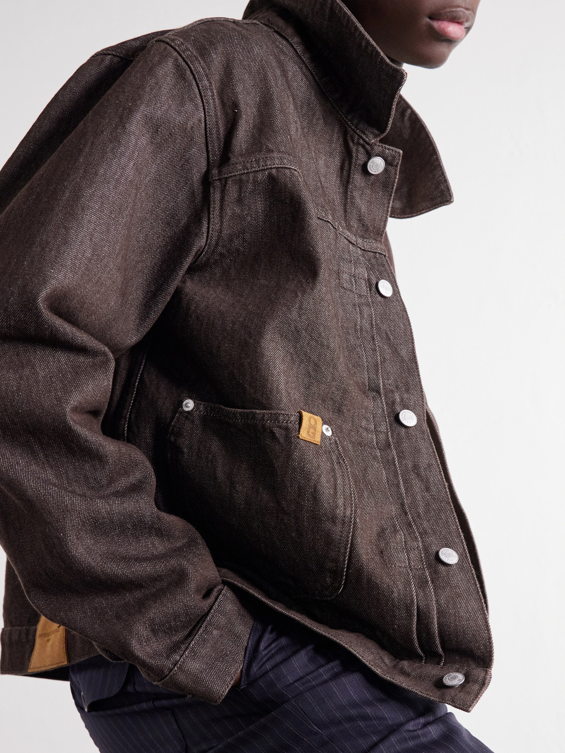 Officine Générale - Vince Pleated Organic Denim Jacket