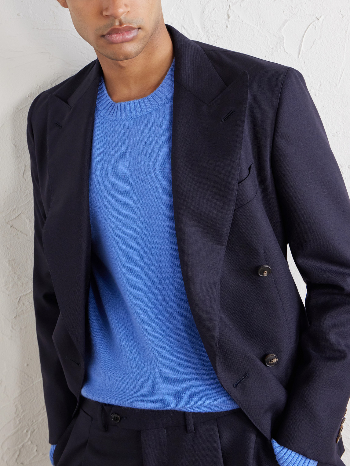 Officine Générale - Mycrew Merino Wool And Cashmere-Blend Sweater
