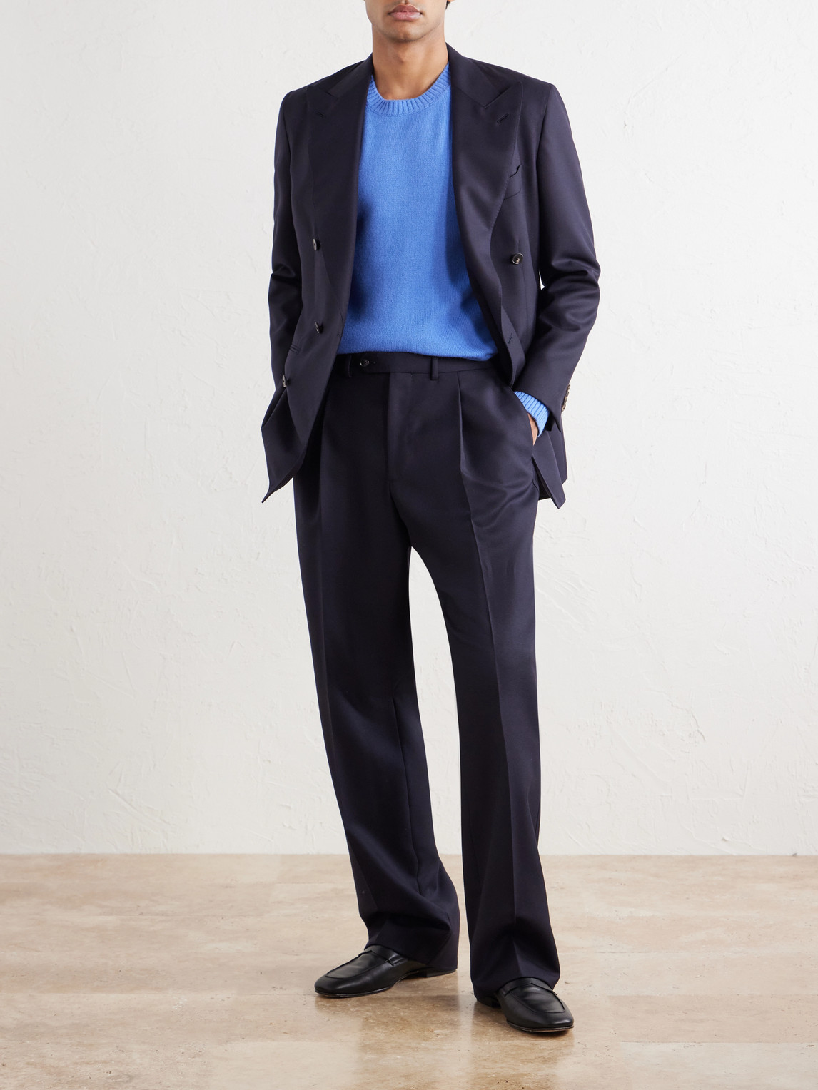 Officine Générale - Mycrew Merino Wool And Cashmere-Blend Sweater