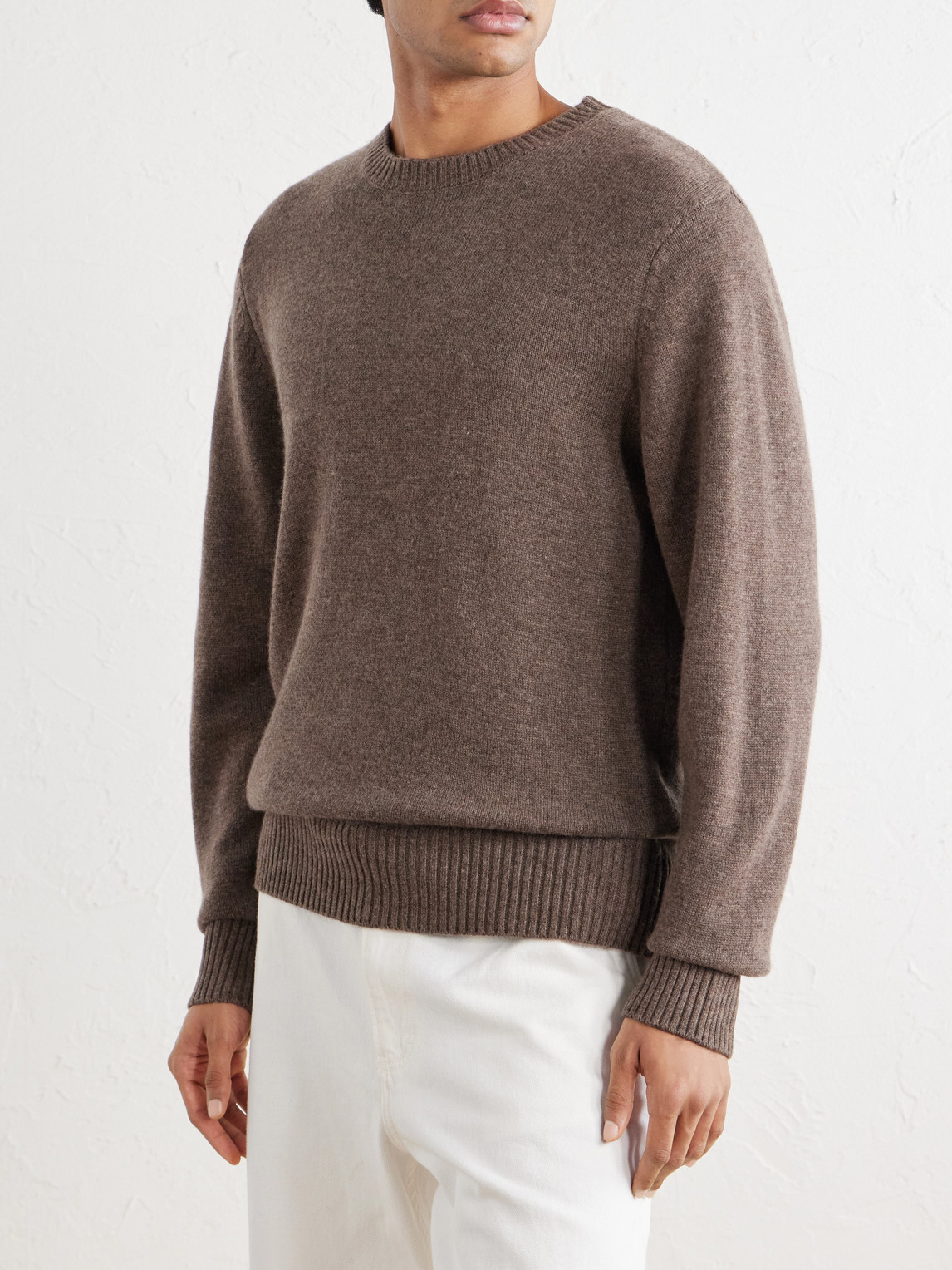 Officine Générale - Mycrew Merino Wool And Cashmere-Blend Sweater
