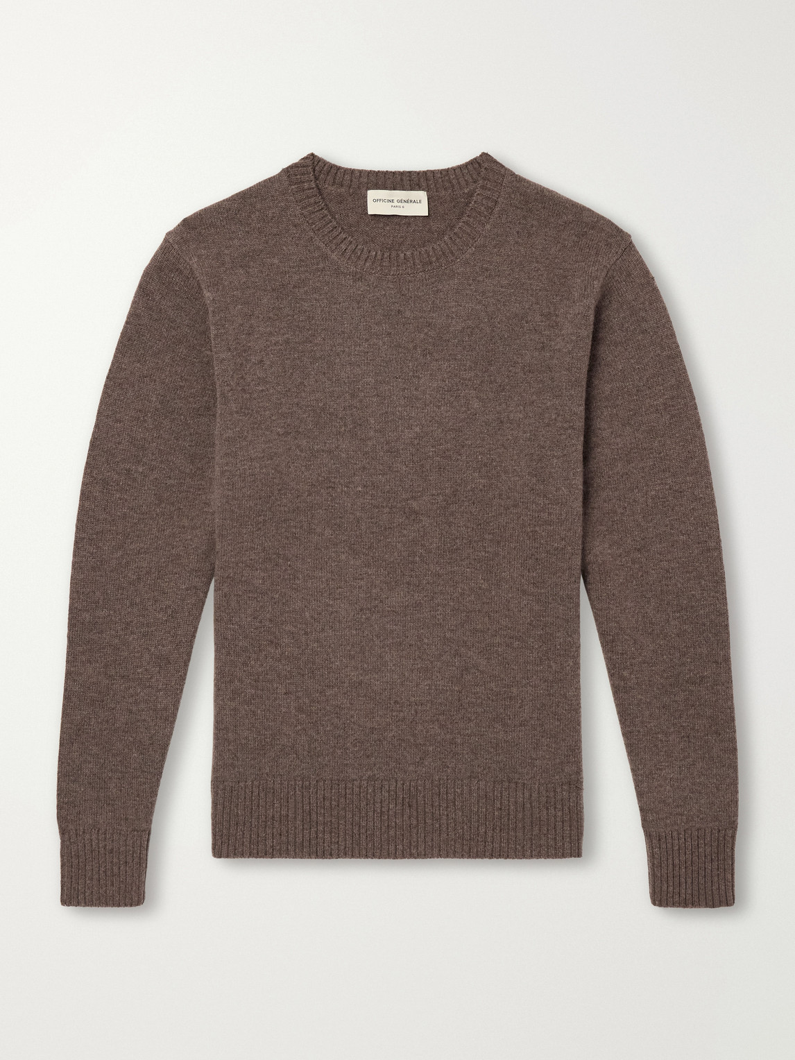 Officine Générale - Mycrew Merino Wool And Cashmere-Blend Sweater