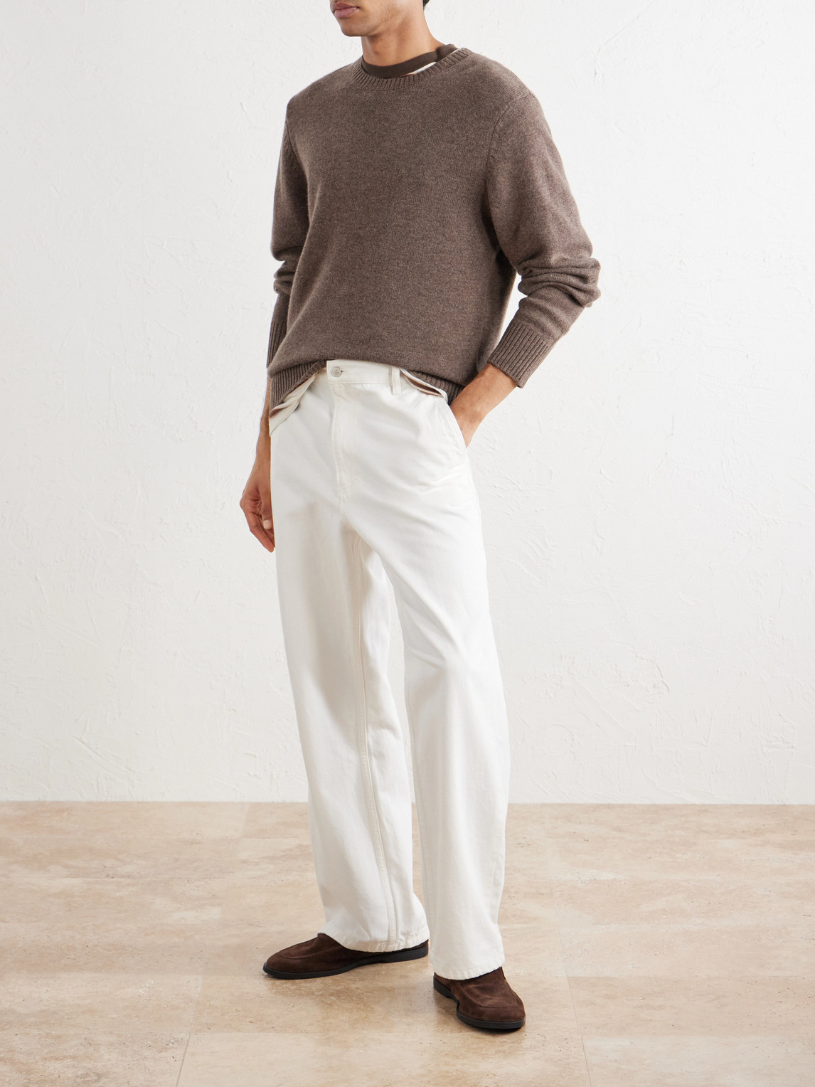 Officine Générale - Mycrew Merino Wool And Cashmere-Blend Sweater