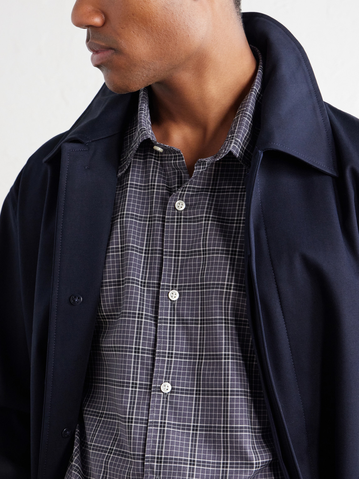 Officine Générale - Giacomo Checked Cotton Shirt