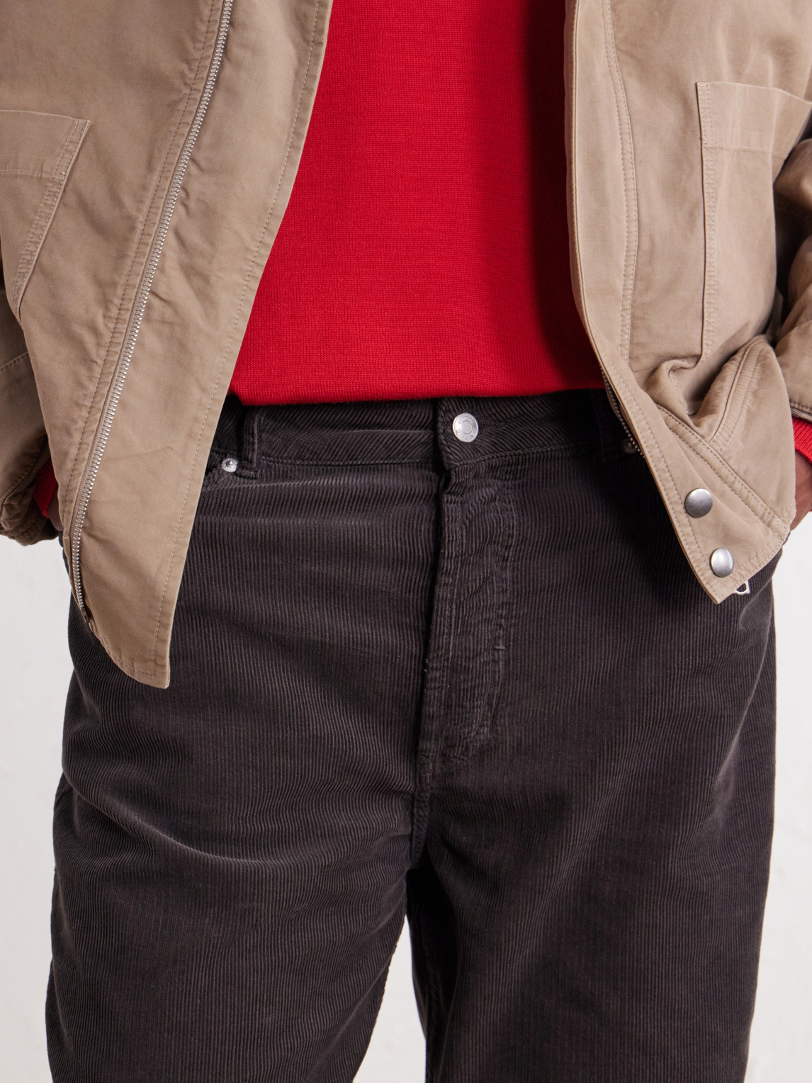 Officine Générale - Cotton-Corduroy Straight-Leg Jeans