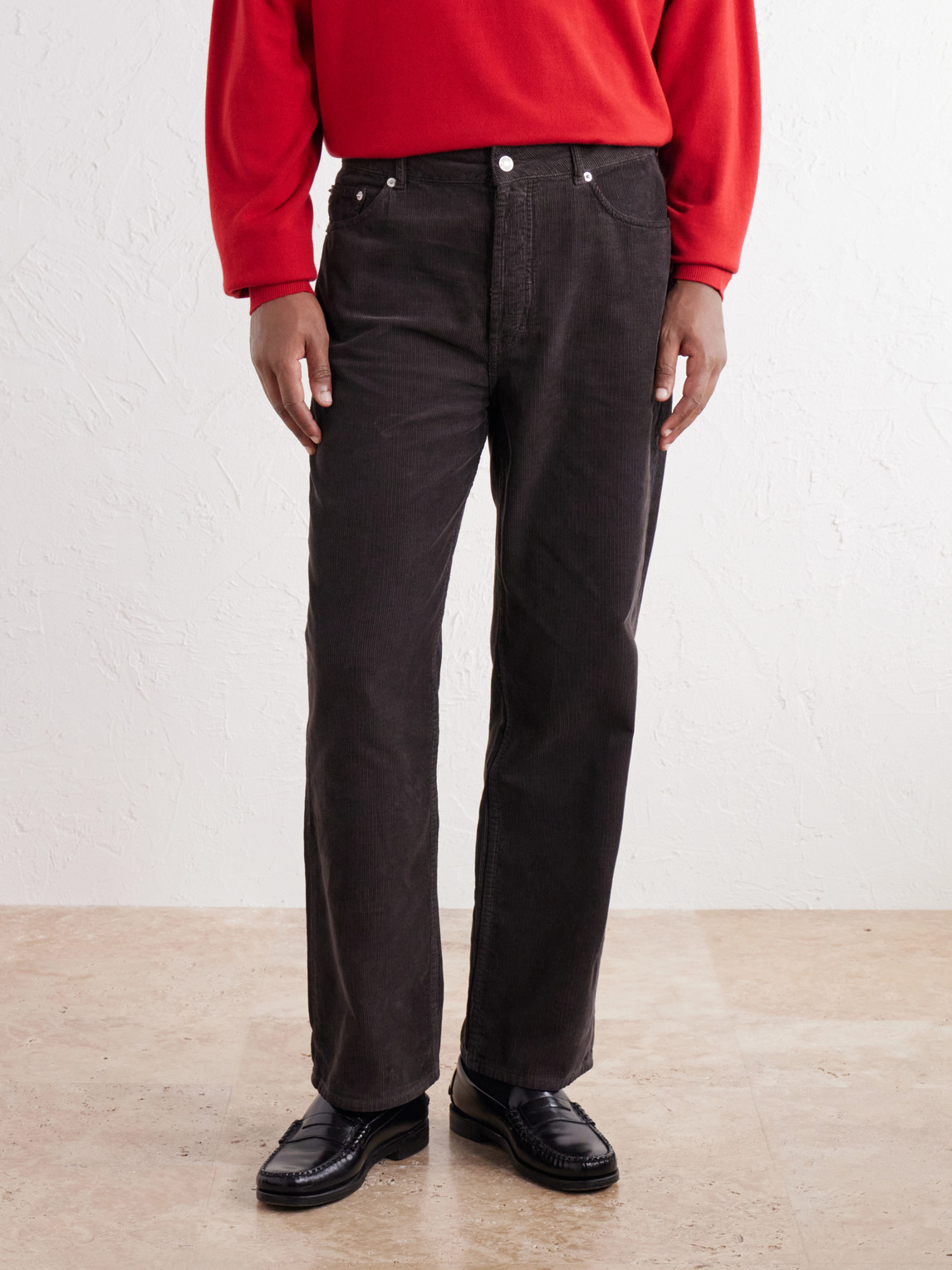 Officine Générale - Cotton-Corduroy Straight-Leg Jeans