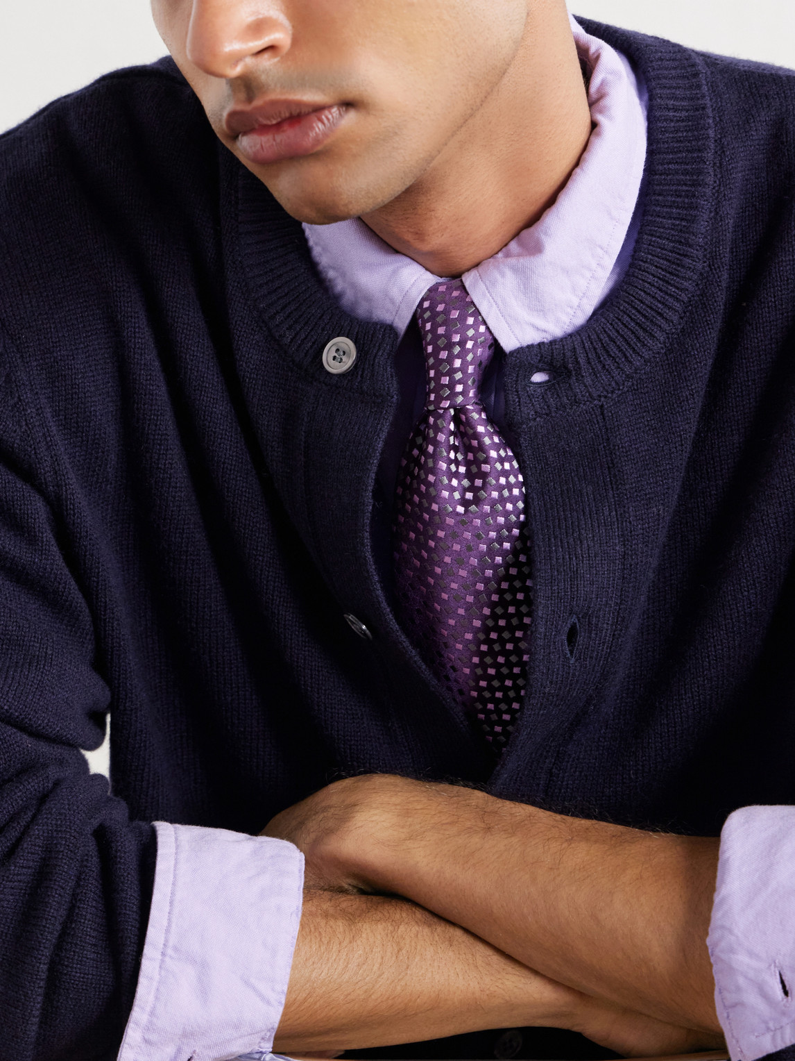 Officine Générale - Manoe Merino Wool And Cashmere-Blend Cardigan