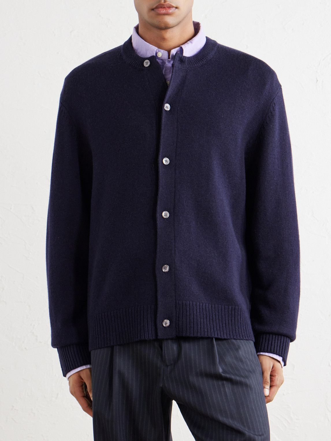 Officine Générale - Manoe Merino Wool And Cashmere-Blend Cardigan