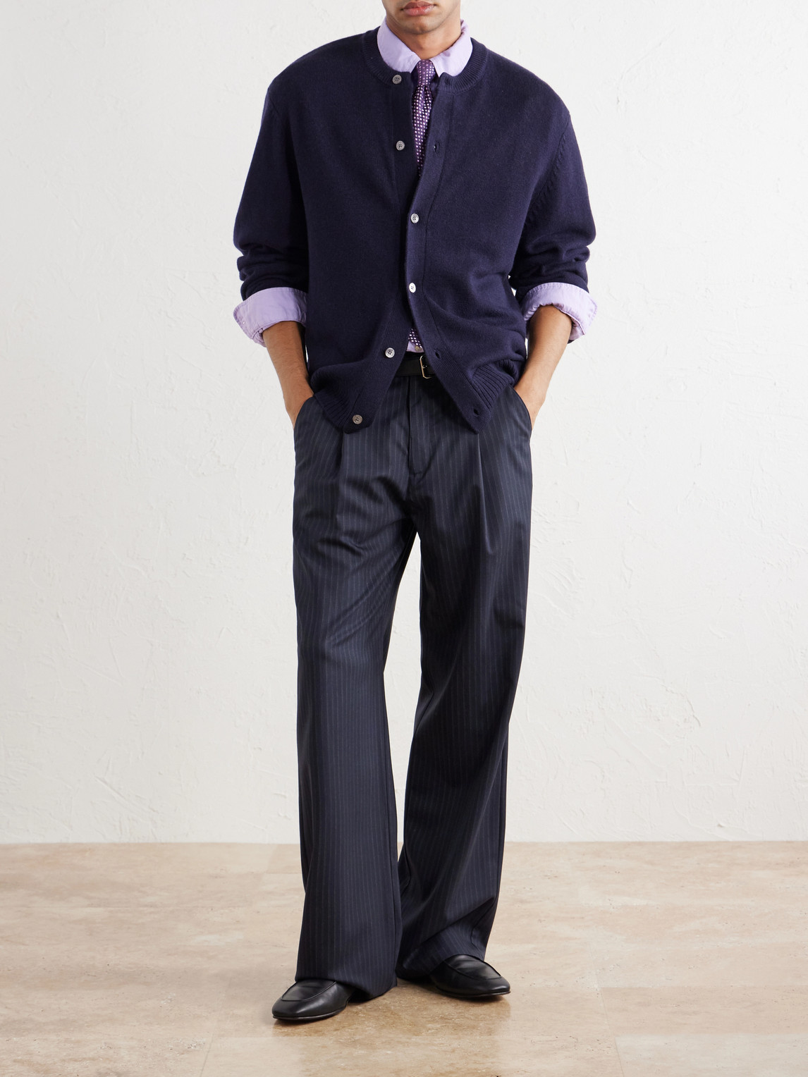 Officine Générale - Manoe Merino Wool And Cashmere-Blend Cardigan