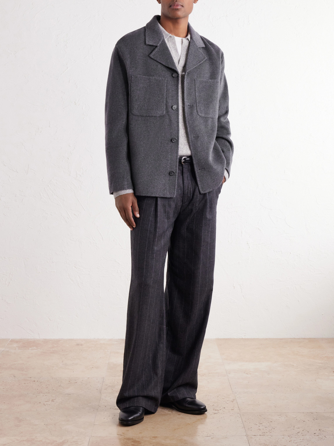 Officine Générale - Hayri Brushed-Wool Overshirt
