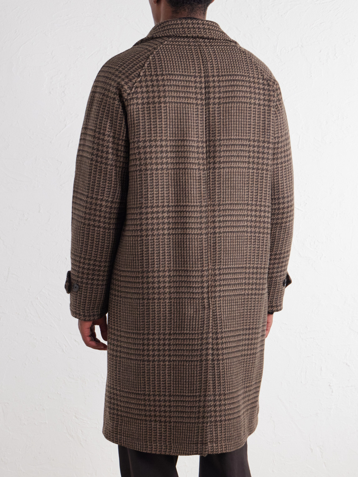 Officine Générale - Hudson Prince Of Wales Checked Virgin Coat