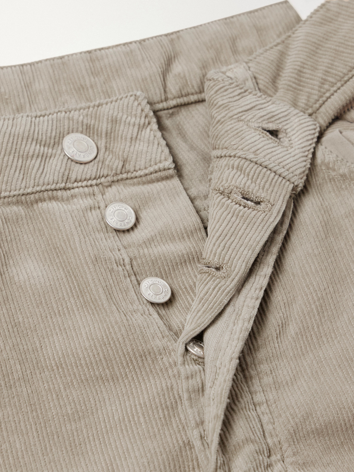 Officine Générale - Straight-Leg Cotton- Corduroy