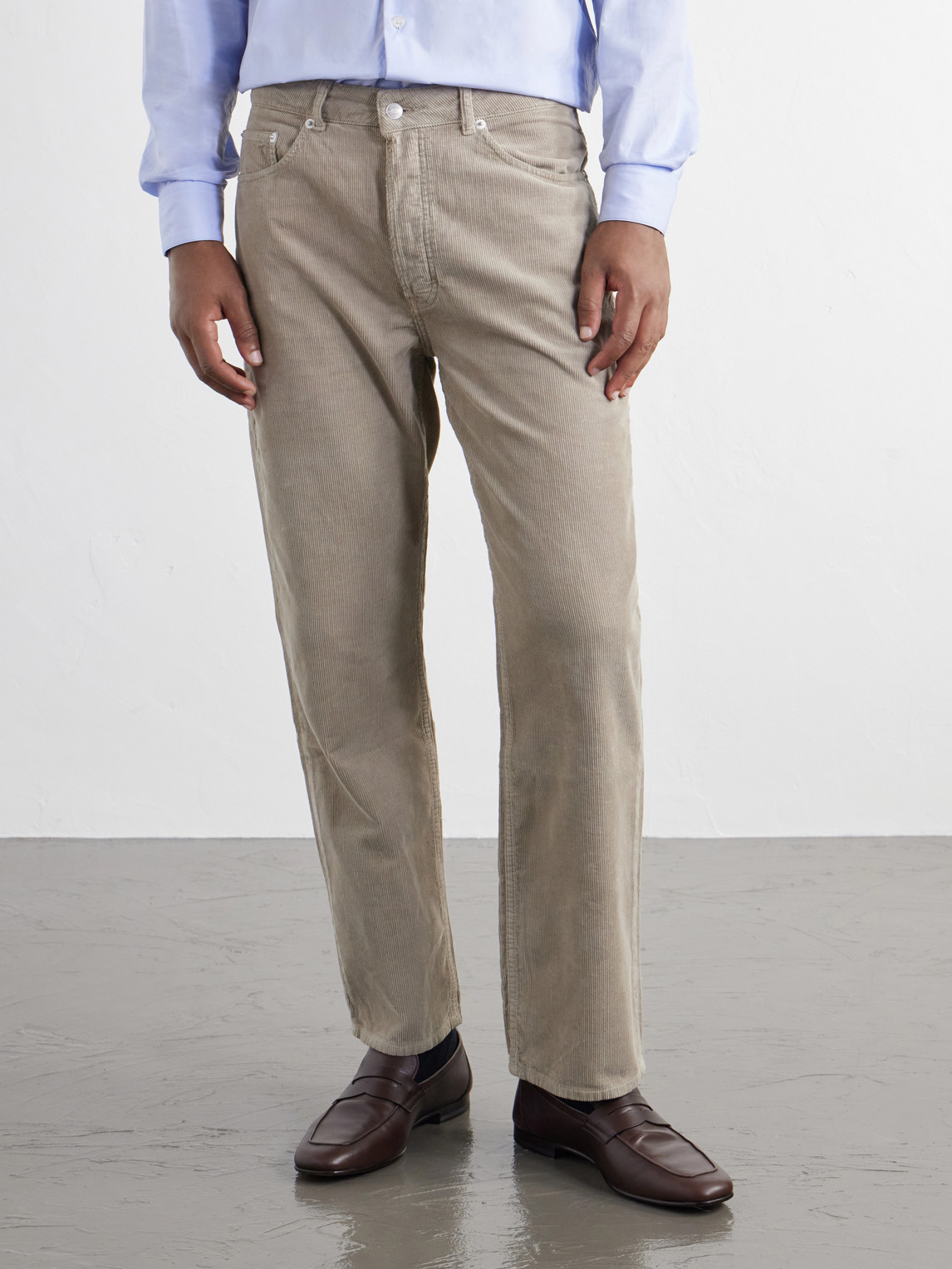 Officine Générale - Straight-Leg Cotton- Corduroy