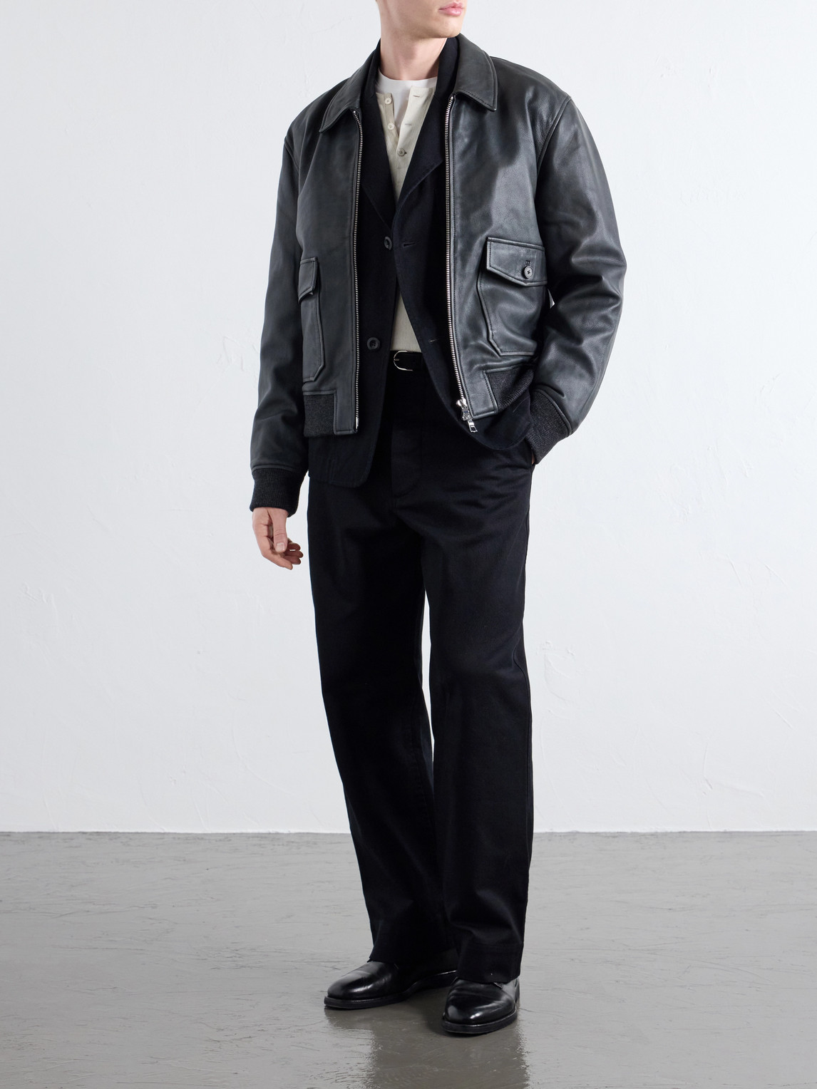 Officine Générale - Cesario Grained Leather