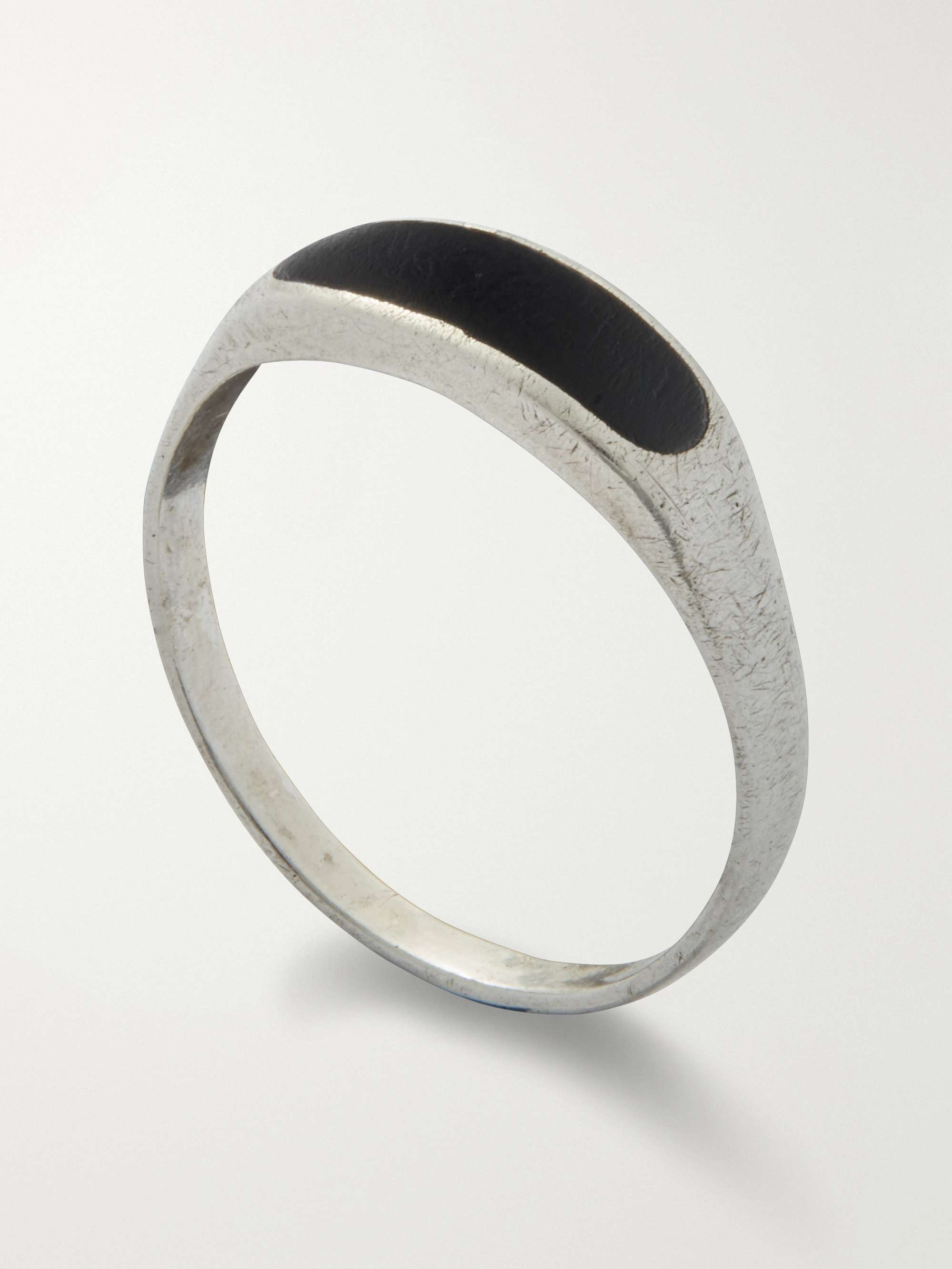 FOUNDWELL Vintage 1990s Sterling Silver Onyx Ring for Men | MR PORTER