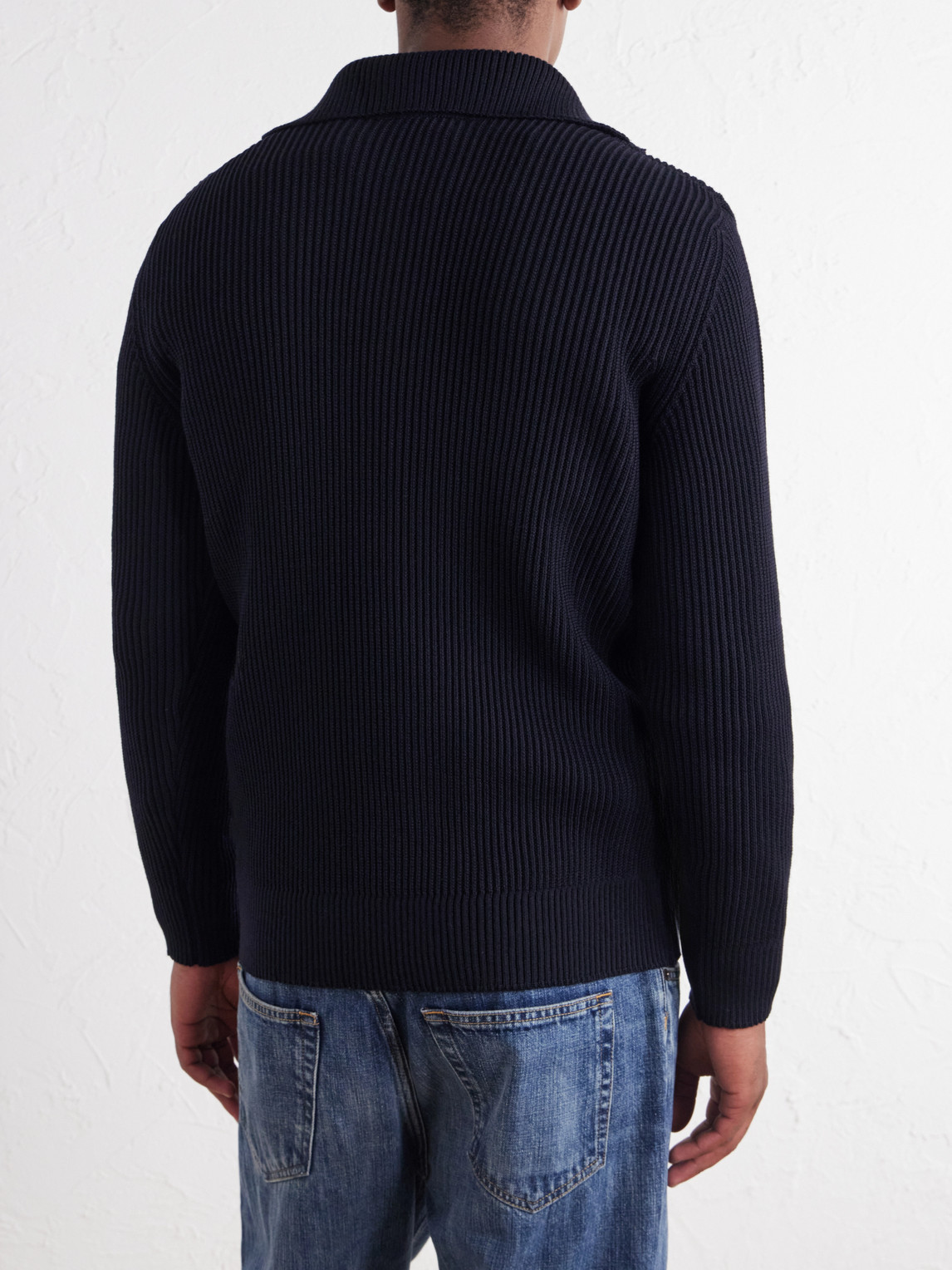 Fender Ribbed Wool Half-Zip Sweater