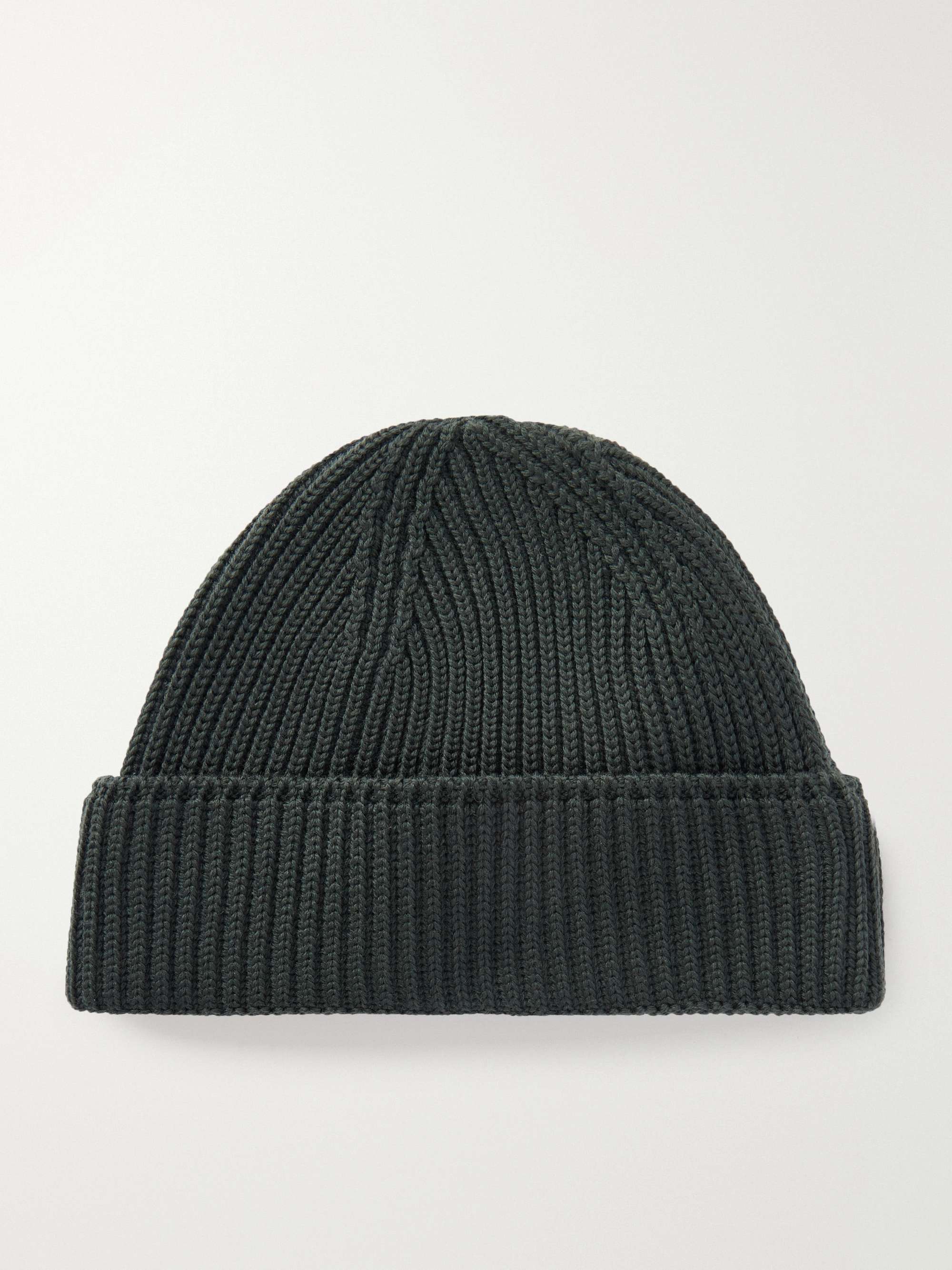 S.N.S. HERNING Fender Ribbed Virgin Wool Beanie