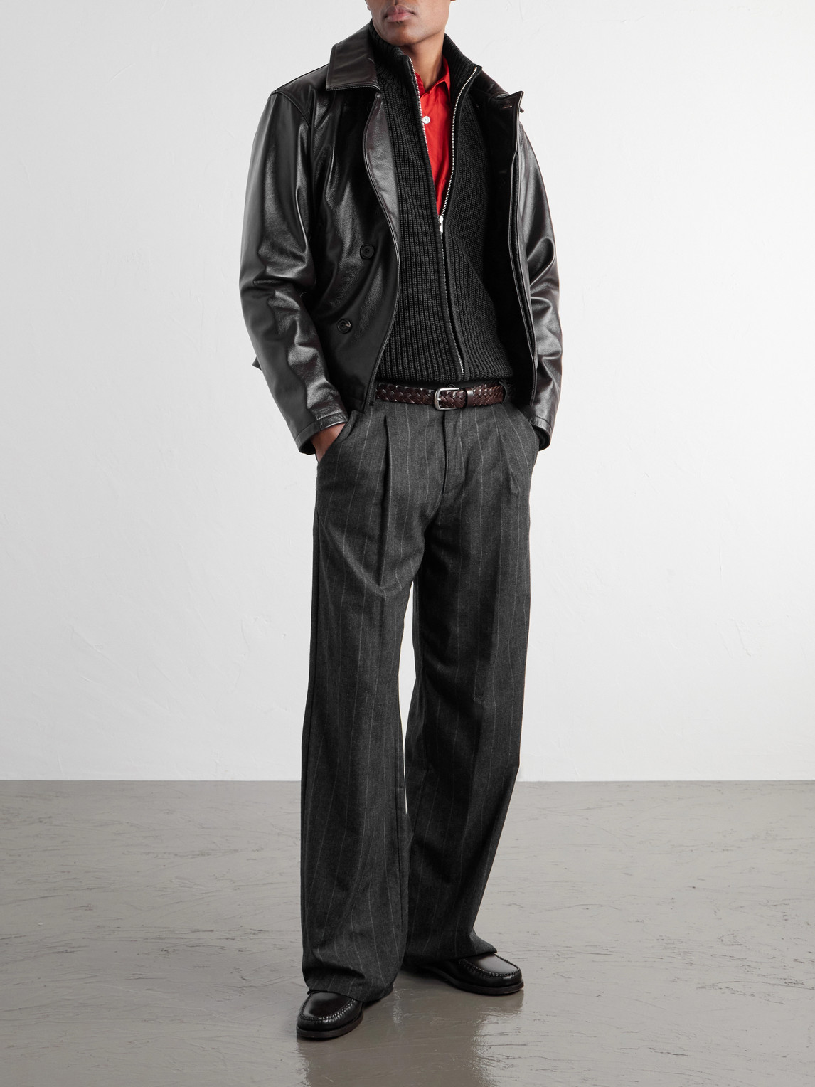 Robust Merino Wool Zip-Up Sweater