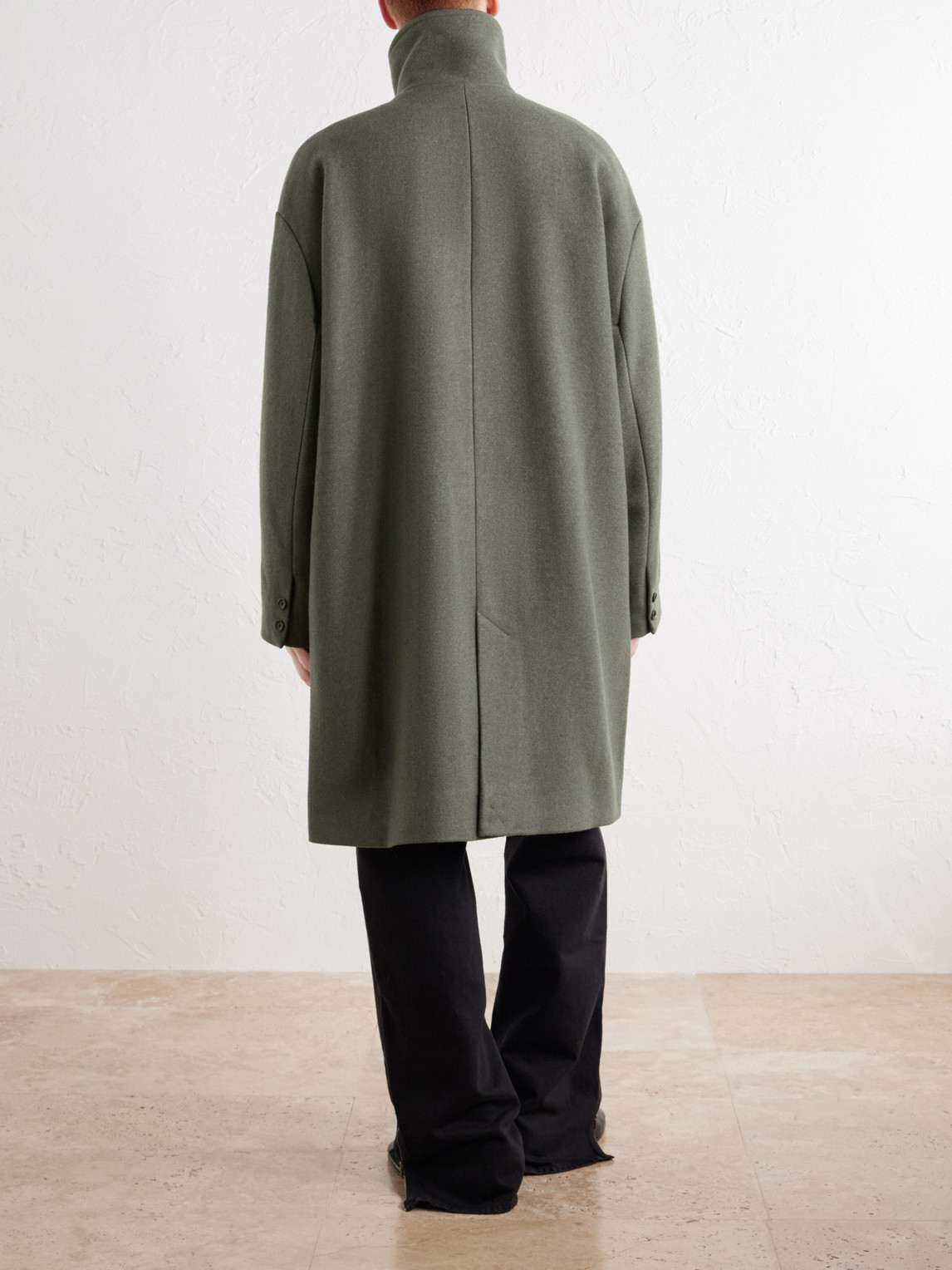 Anso Wool And Cashmere-Blend Felt Coat