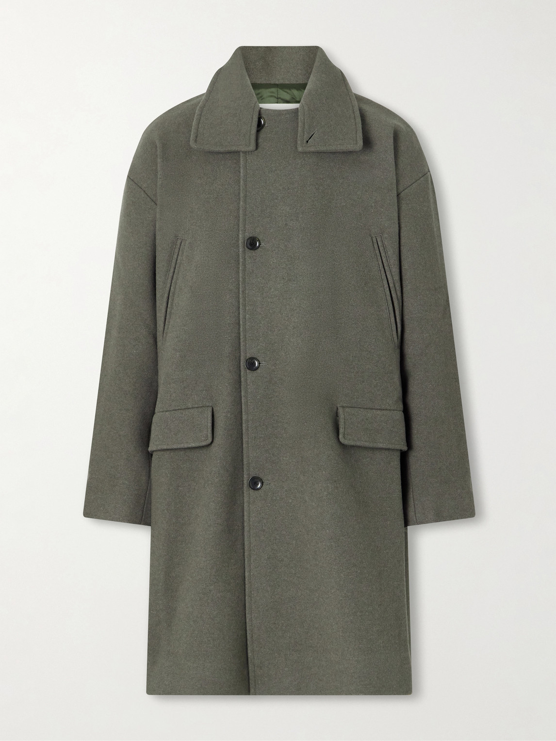 Anso Wool And Cashmere-Blend Felt Coat