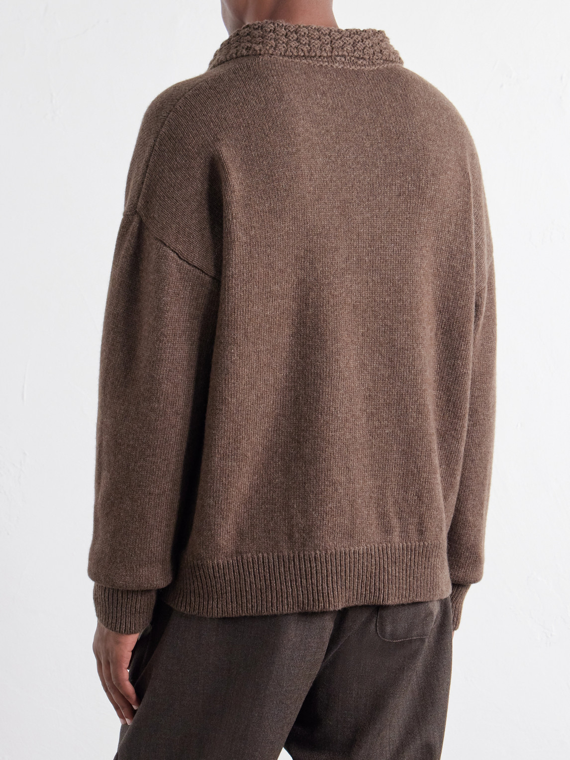 Palano Alpaca And Merino Wool-Blend Polo Shirt