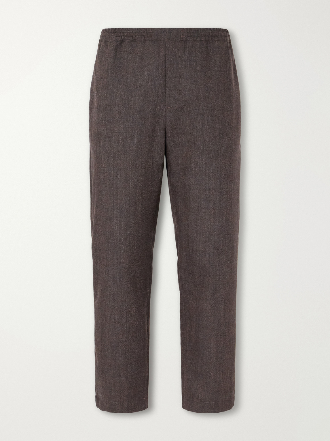 Banasa Straight-Leg Virgin Wool Drawstring Trousers