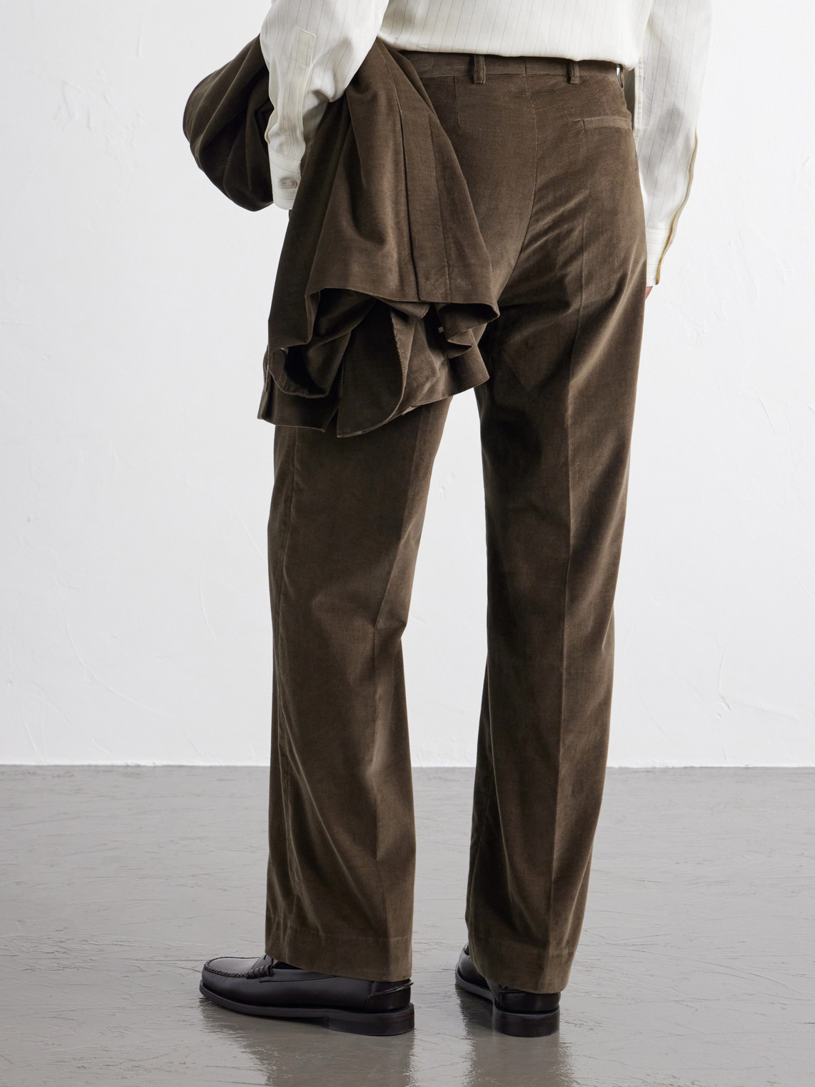 Straight-Leg Cotton- Corduroy