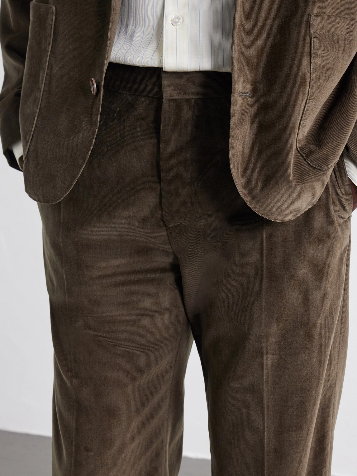 Straight-Leg Cotton- Corduroy