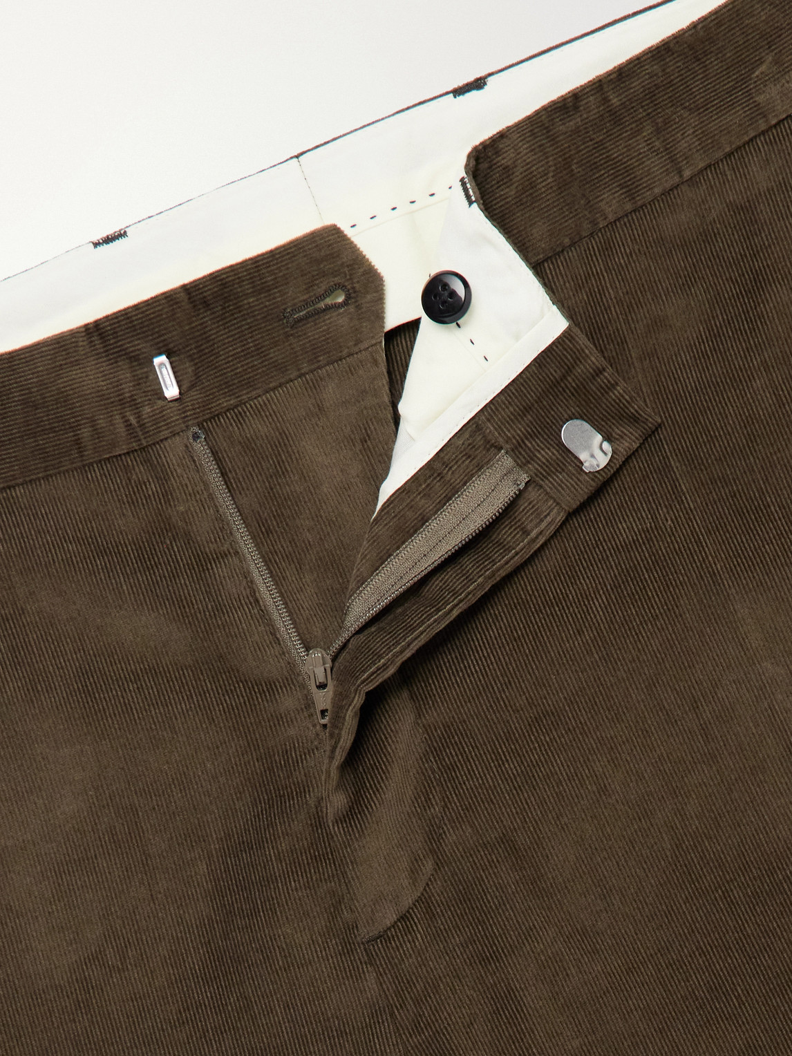 Straight-Leg Cotton- Corduroy