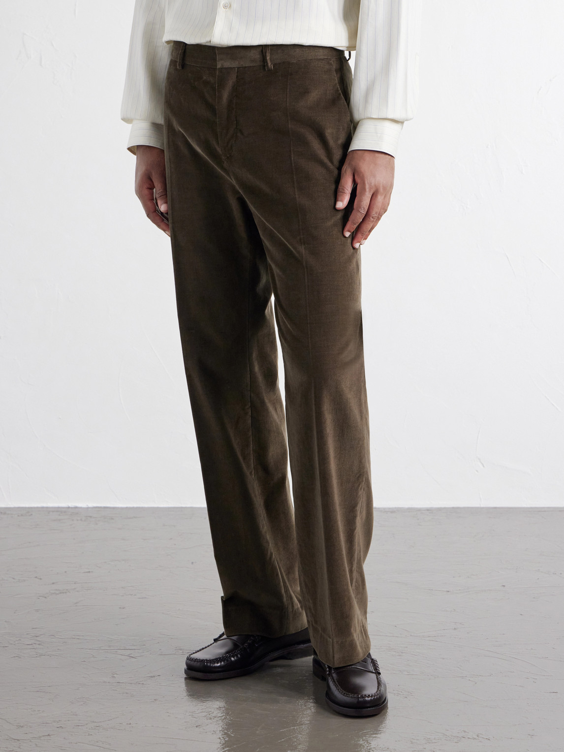 Straight-Leg Cotton- Corduroy