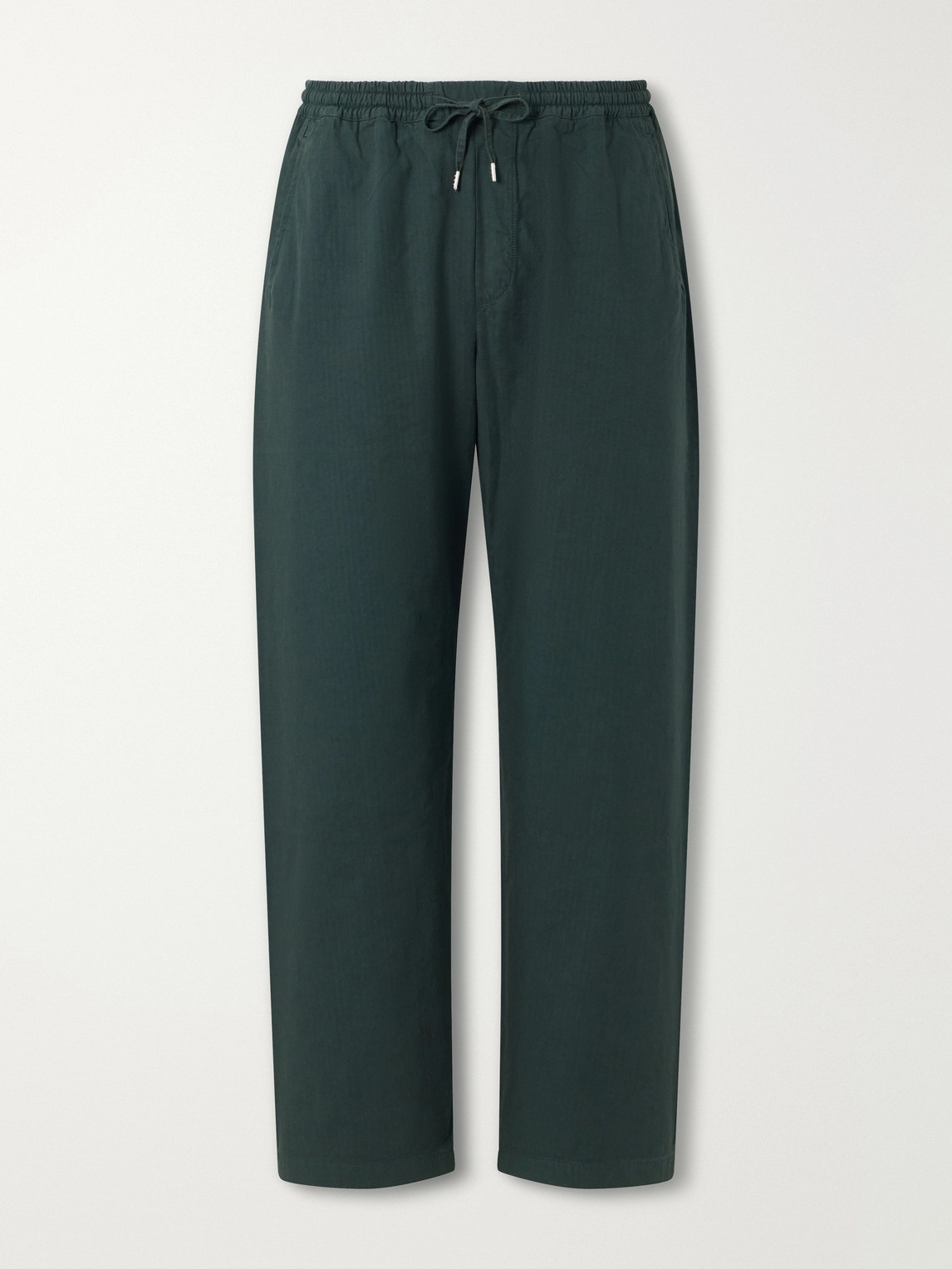 Samurai Wide-Leg Cotton-Ripstop Drawstring Trousers