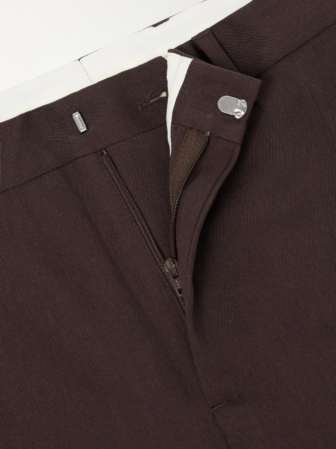 Wide-Leg Virgin Wool Suit Trousers