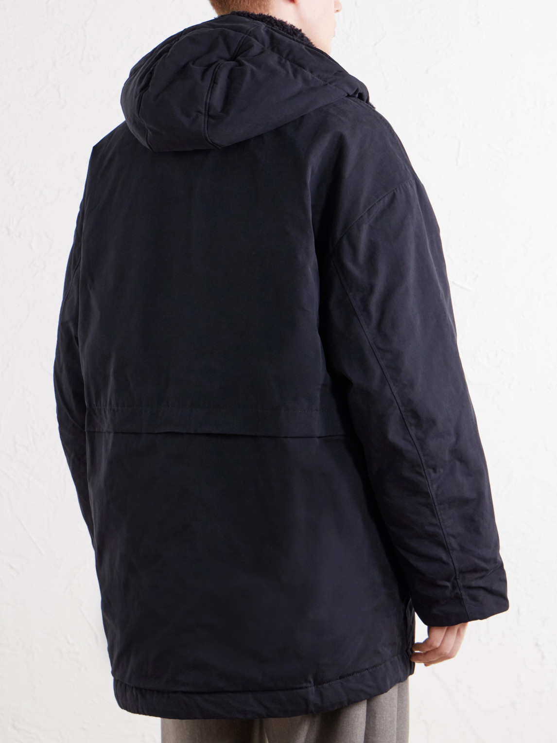 Isaba Padded Cotton, Wool And Mohair-Trimmed Canvas Parka