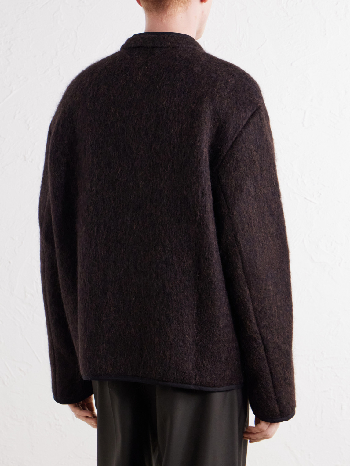 Yebra Brushed Virgin Wool-Blend Felt Jacket