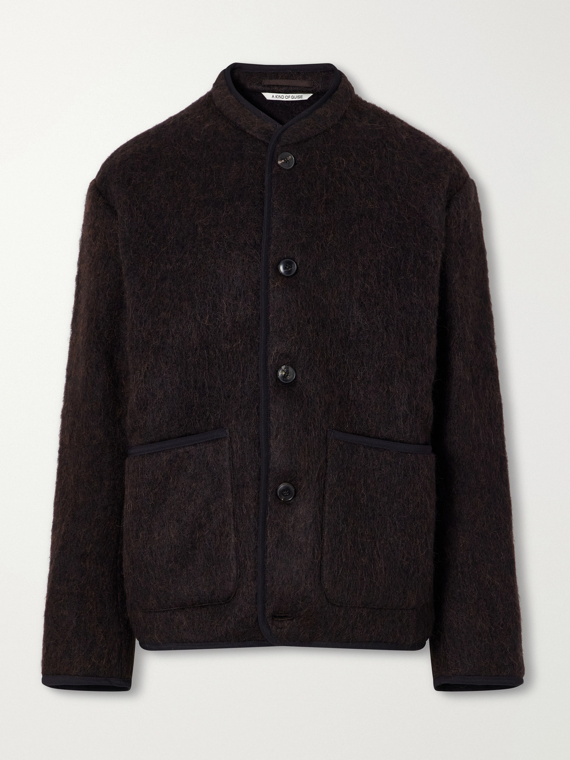 Yebra Brushed Virgin Wool-Blend Felt Jacket