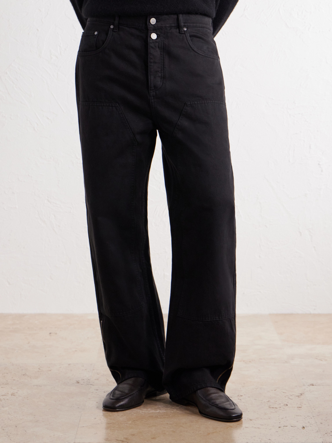 Carpintero Flared Double-Knee Jeans